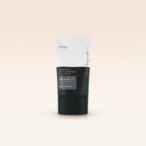 Anua Heartleaf Silky Moisture Sun Cream tube