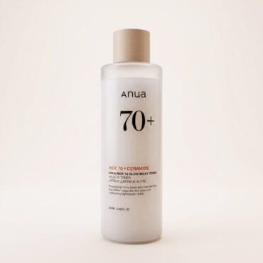 Anua Rice 70 Glow Milky Toner bottle