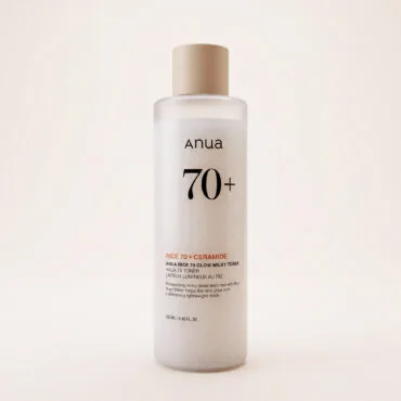 Anua Rice 70 Glow Milky Toner bottle