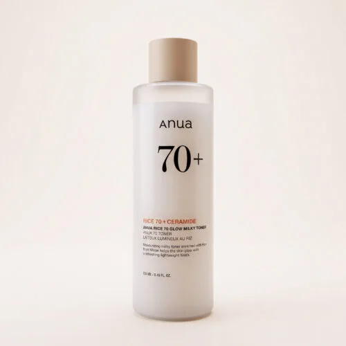 Anua Rice 70 Glow Milky Toner bottle