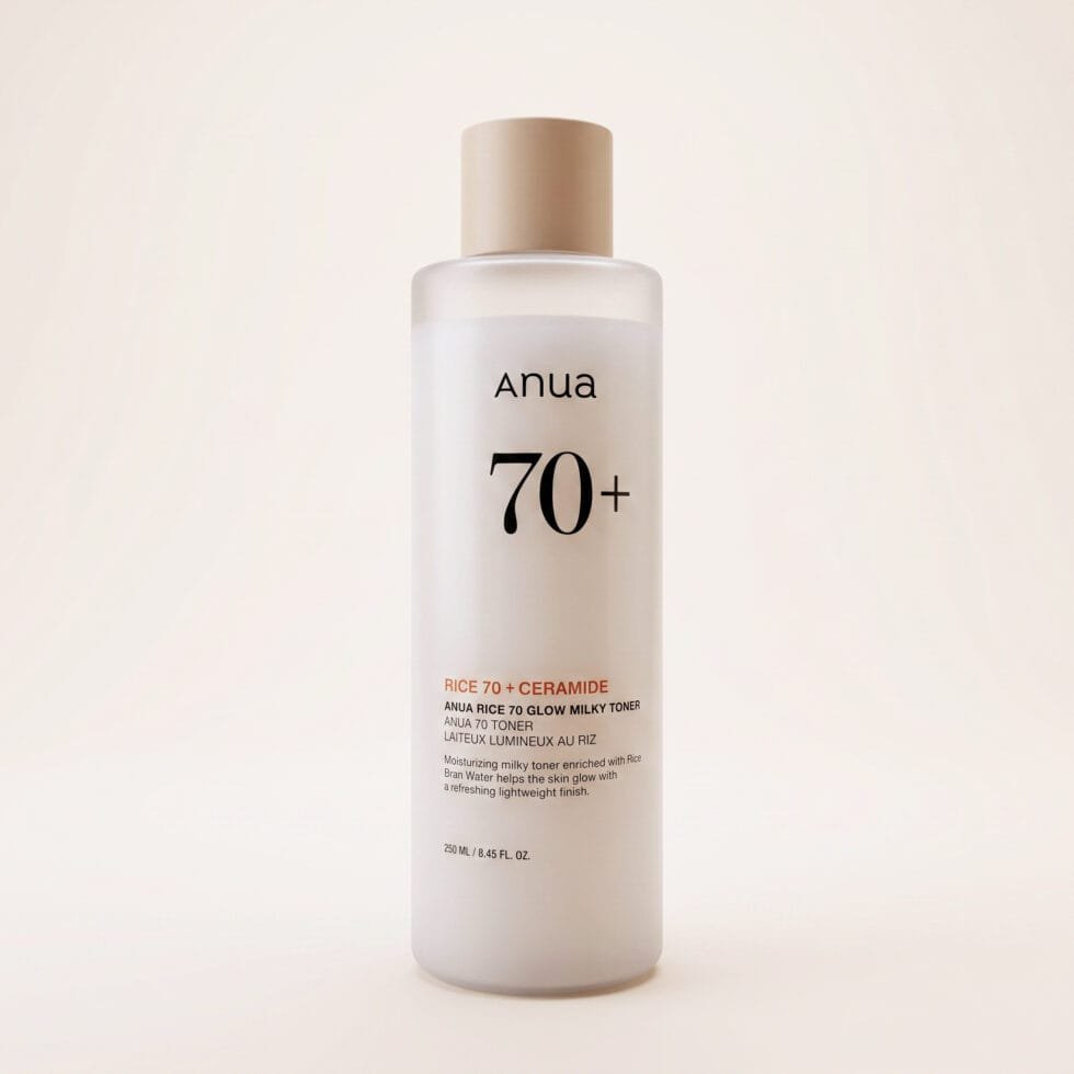 Anua Rice 70 Glow Milky Toner bottle