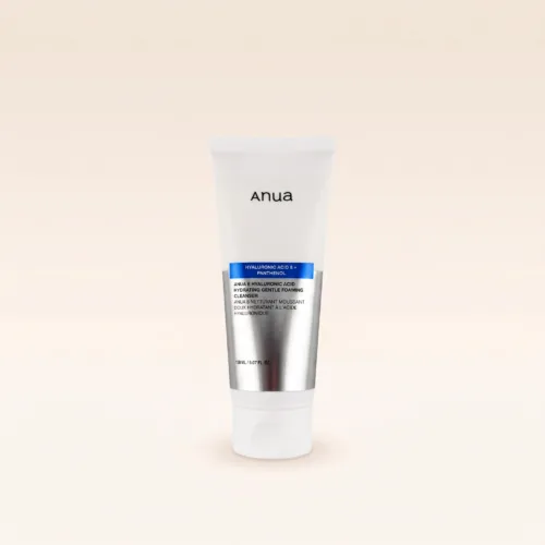 Anua 8 Hyaluronic Acid Hydrating Gentle Foaming Cleanser bottle