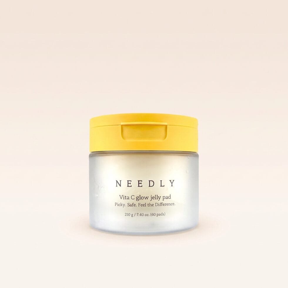 NEEDLY Vita C Glow Jelly Pad brightening toner pads
