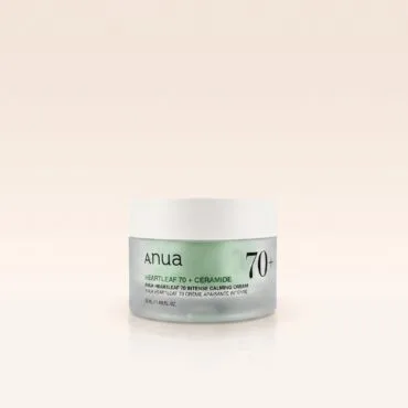 Anua Heartleaf 70 Intense Calming Cream jar
