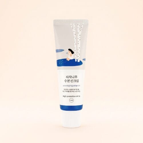 ROUND LAB Birch Juice Moisturizing Sunscreen tube