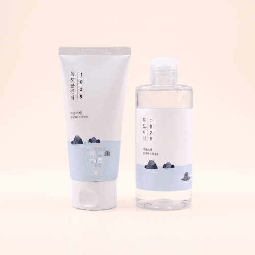 Combo Primeros Pasos Lichi Skincare - Round Lab 1025 Dokdo Cleanser y 1025 Dokdo Toner