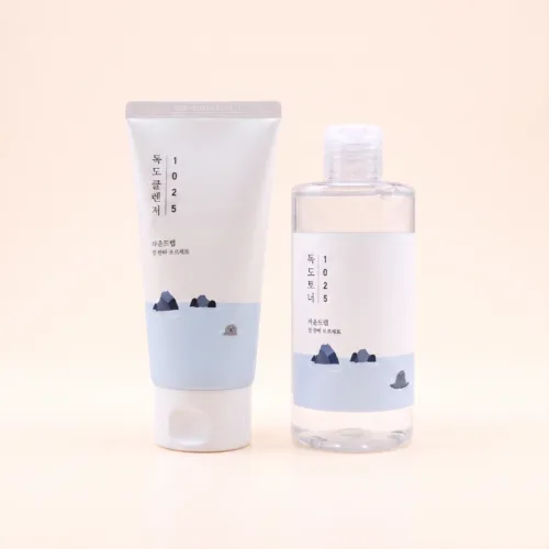 Combo Primeros Pasos Lichi Skincare - Round Lab 1025 Dokdo Cleanser y 1025 Dokdo Toner