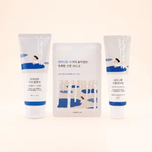 Combo Birch Juice Ritual Lichi Skincare - Round Lab Birch Juice Cleanser, Sheet Mask y Sunscreen